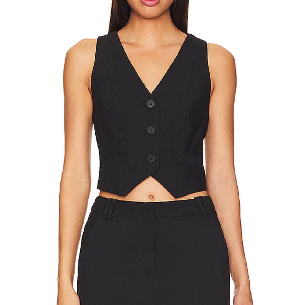 Irena Tailored Fitted Vest in Black
Shona Joy